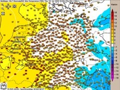 Sommerlich warm nur im Südwesten