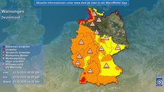 Unwetterwarnung vor Orkan