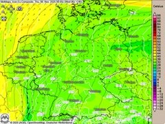 Nebeliger Start im Süden