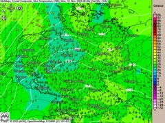 Im Osten zeitweise Regen