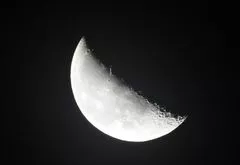 Der Mond und des Wetter