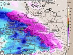 Schnee, gefrierender Regen, Sturmb&ouml;en