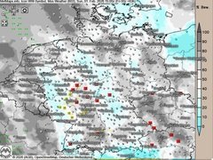Regen- und schneefrei durch den Nachmittag?