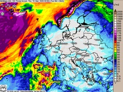 Betonhoch halt Regen auf Abstand
