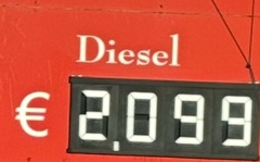 Steigende Dieselpreise