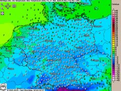 Nur an den K&uuml;sten frostfrei