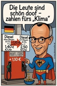An der Tankstelle Gutes f&uuml;rs 'Klima' tun