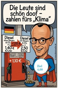 An der Tankstelle Gutes f&uuml;rs 'Klima' tun