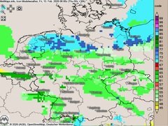 Mit Neuschnee in den Freitag